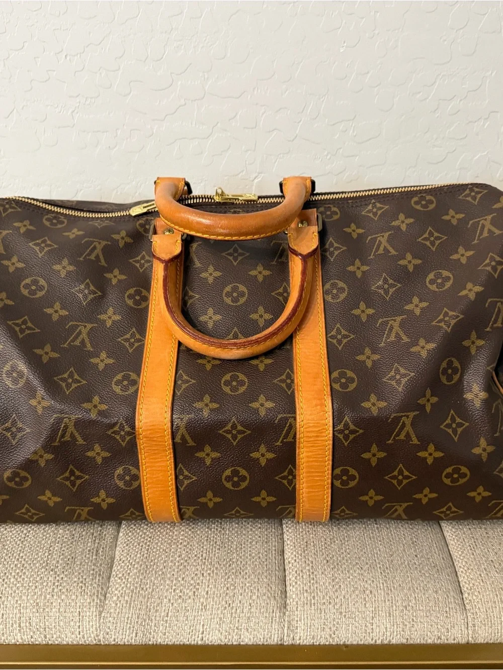 Louis Vuitton Monogram Canvas Keepall 45 Vintage